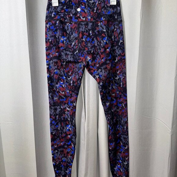 🌸 Lululemon WunderUnder High-Rise Tight 28" Luxtreme - Floral Multi Sz 8 🌸 - Picture 5 of 11